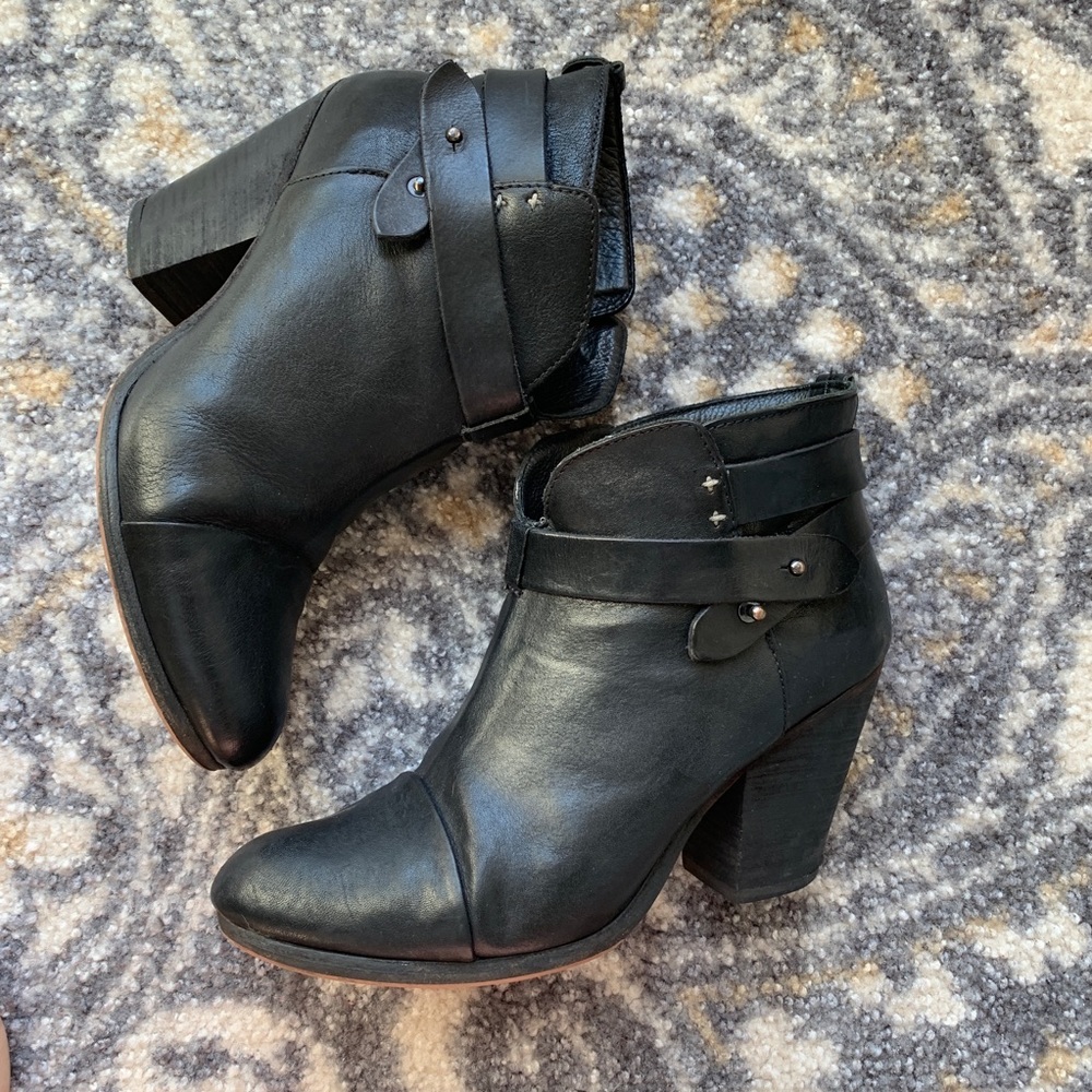 Rag & Bone Harrow Booties In Black - image 1